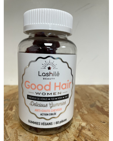 LASHILE GOOD HAIR WOMEN FLACON 60 GUMMIES