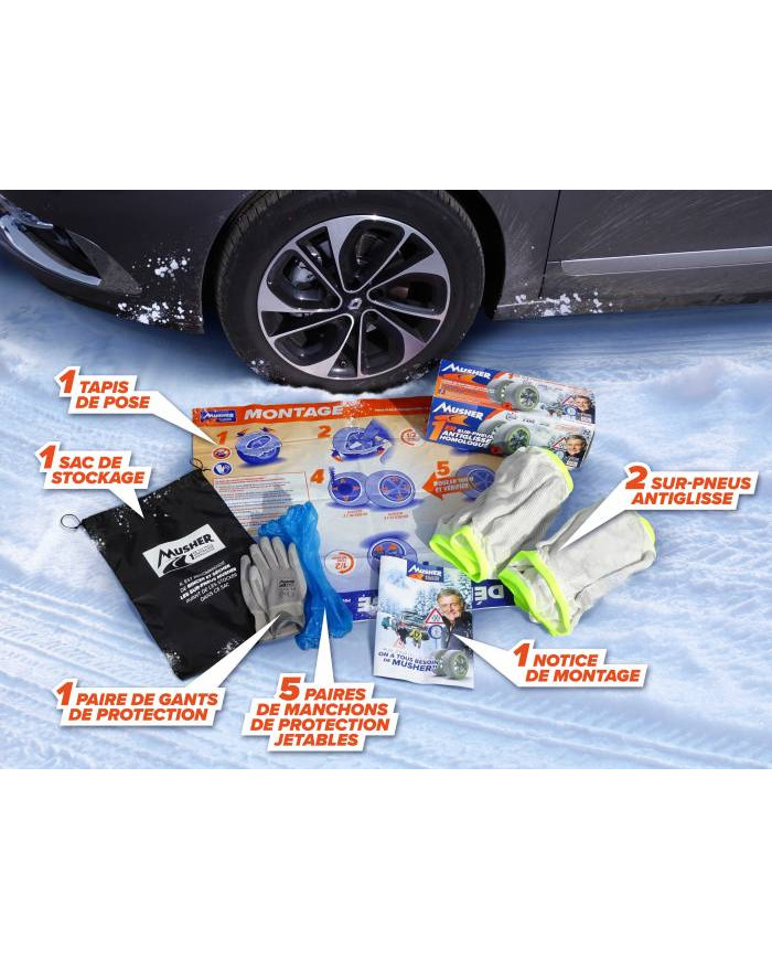 Chaussettes neige pour pneu 15 - Équipement auto